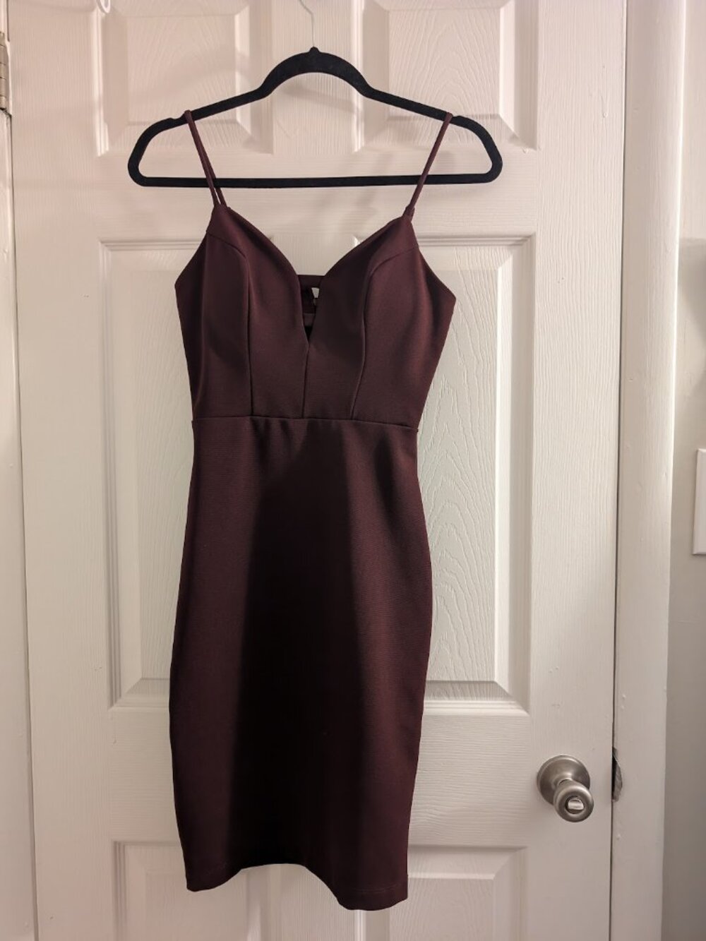 Burgundy Cocktail Dress